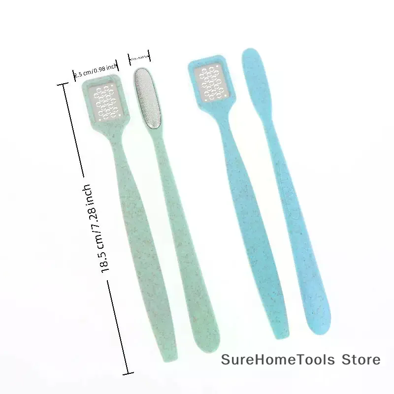 2 Pcs Mini Pedicure Foot File Callus Remover Foot Rasp Foot Grater Scrubber Pro Stainless Steel Callus File For Wet Dry Feet