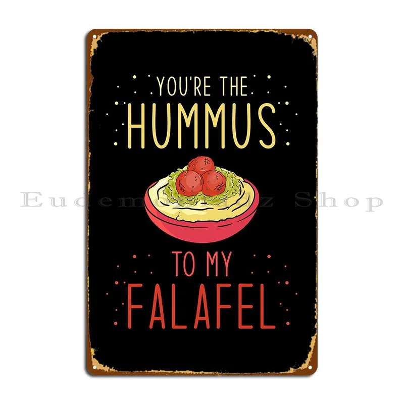 Falafel Hummus Targhe In Metallo Targhe Personalizzate Cinema Cucina Targa In Latta Poster