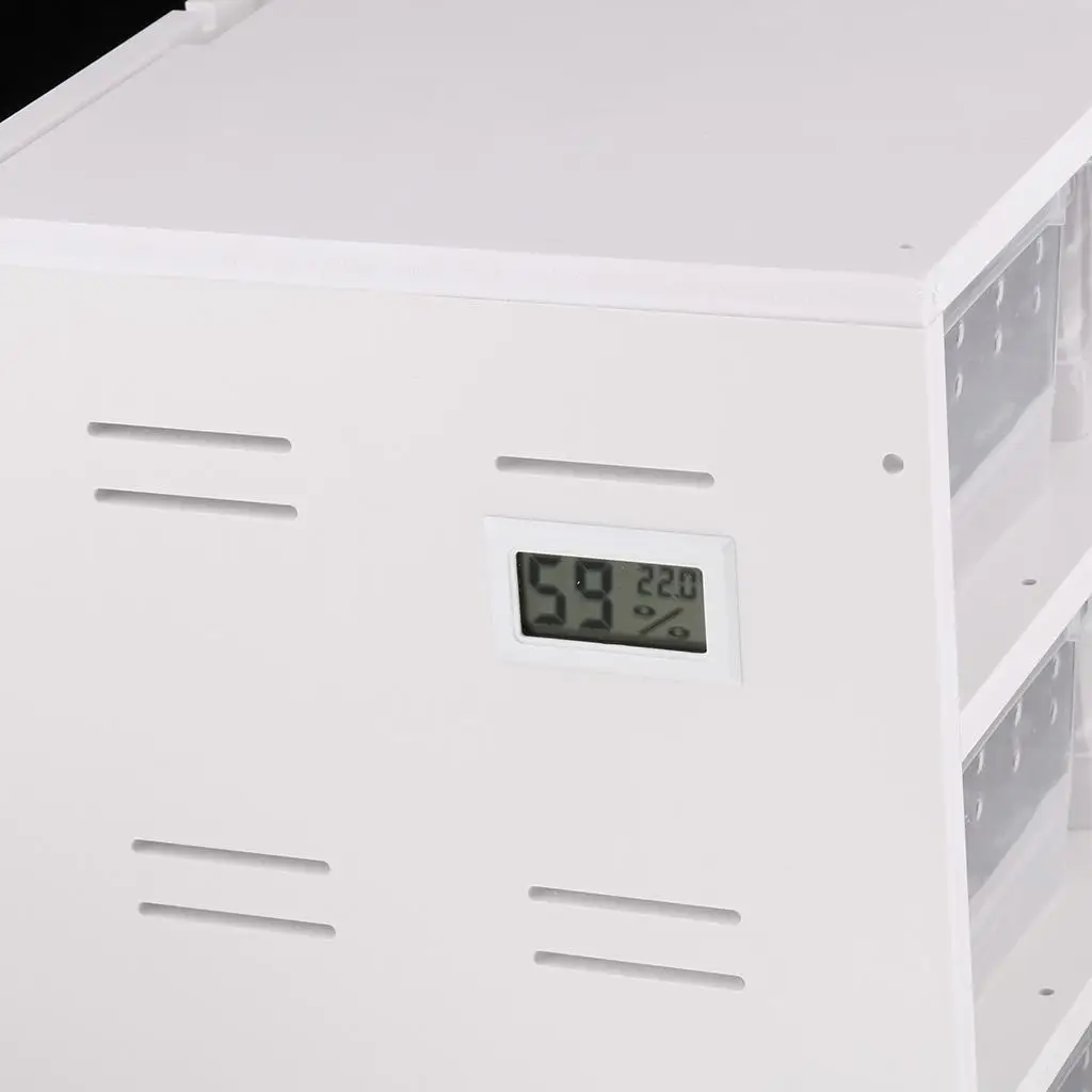 PVC Breeding Cabinet for Reptile In Winter Reptile Terrarium 8 Breeding Boxes
