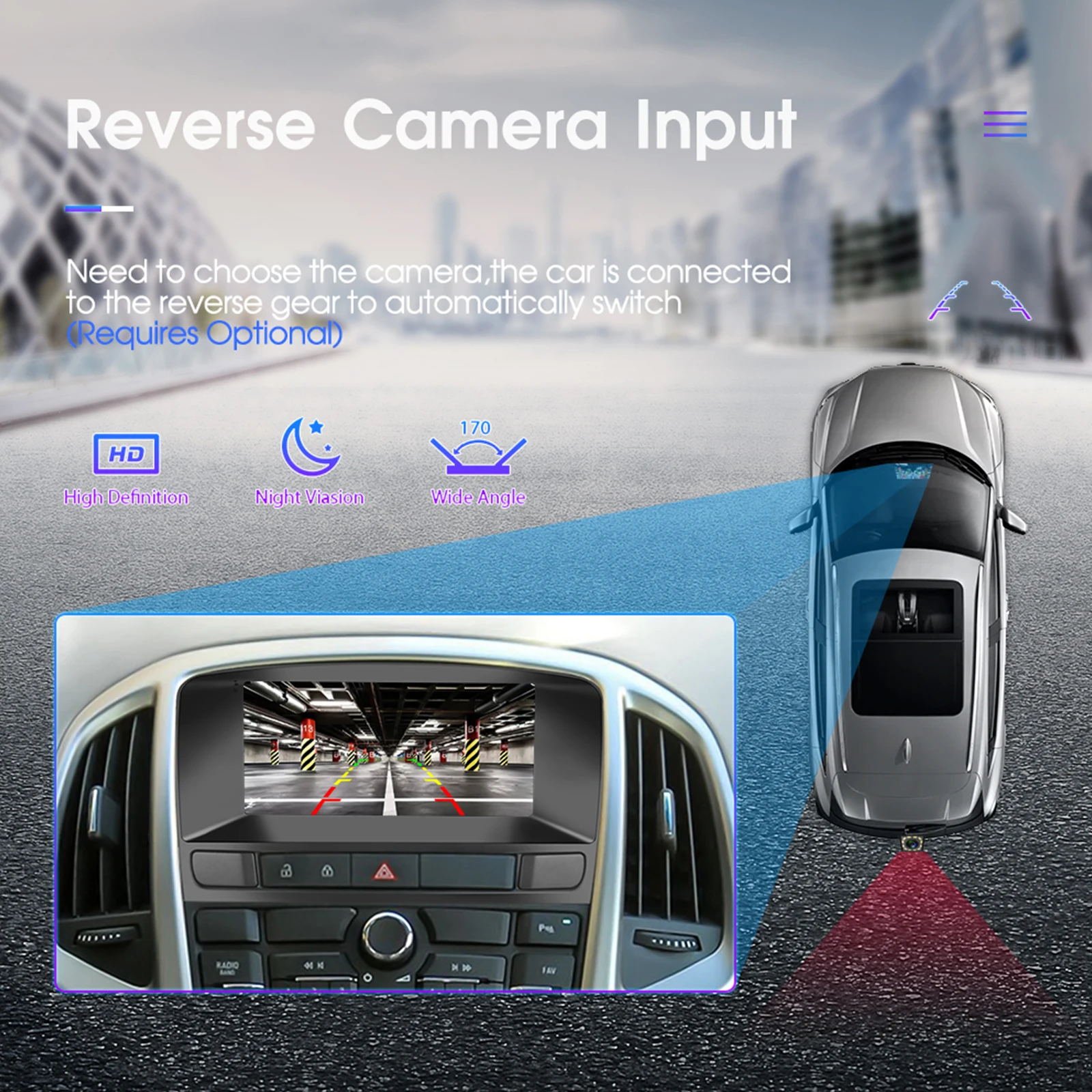 Podofo 2Din Carplay Autoradio für Buick Excelle 2010-2014 Opel Astra J 2011-2012 Android Auto GPS WLAN Mirror Link Auto-Audio – Detail 15