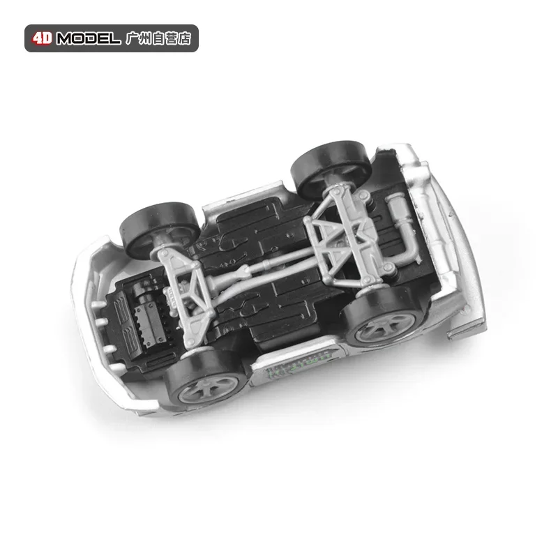 4D 조립 1/72 자동차 모델 스티커 포함, 소년 조립 슬라이딩 Q 버전 장난감, 12 PCs/세트