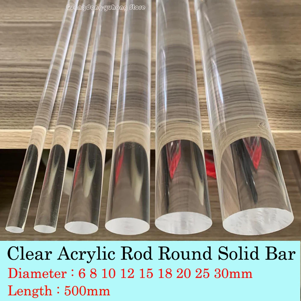 Varilla Acetal Plástico Barra Redonda De Plástico POM/Delrin - Diámetros 6mm A 60mm, Para Proyectos Y Mecanizado | LNM Varilla Delrin Diámetros Varios