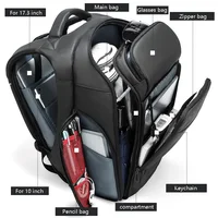 Business Backpack 15.6 15 16 Inch Men Large Capacity Backpack Outdoor Waterproof Travel Back Pack Male Big Traveling Bag Man 1