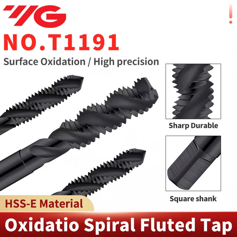 Korea YG T1191 Spiral Fluted Tap Machine Thread Tap
