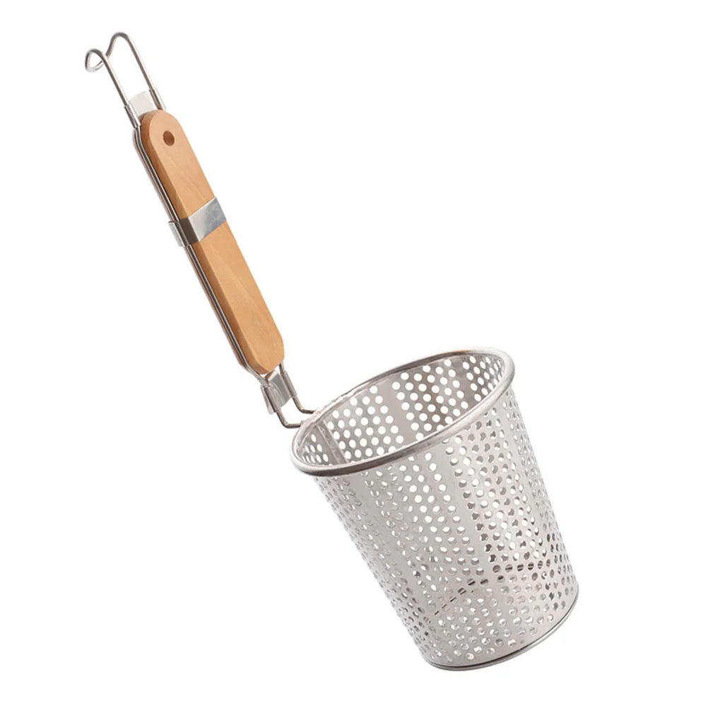 

Strainer Basket Pasta Noodle Skimmer Spider Colander Boil Dumpling Spoon Ladle Food Blanching Insert Fry Rinsing Ramen Wire