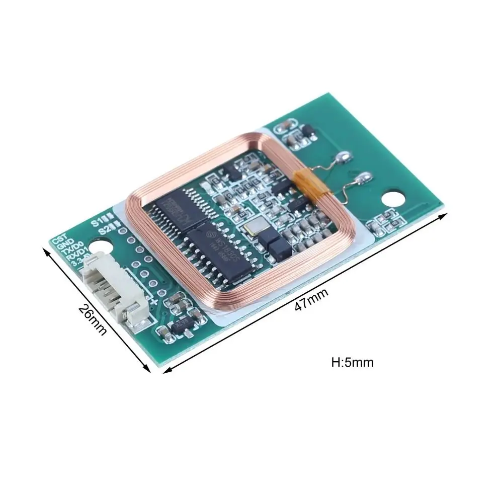 IC+ID RFID 리더 모듈 이중 주파수 3.3V/5V 무선 리더 125kHZ/13.56MHZ WIEGAND,UART IC 카드 리더
