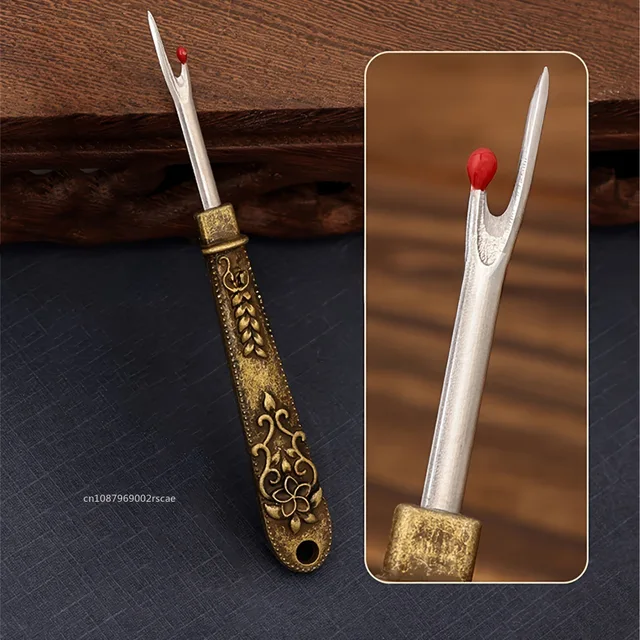 Vintage Embroidery Seam Ripper for Sewing Crafting Removing Threads Remove Stitch Unpicker for Needlework DIY Sewing 1