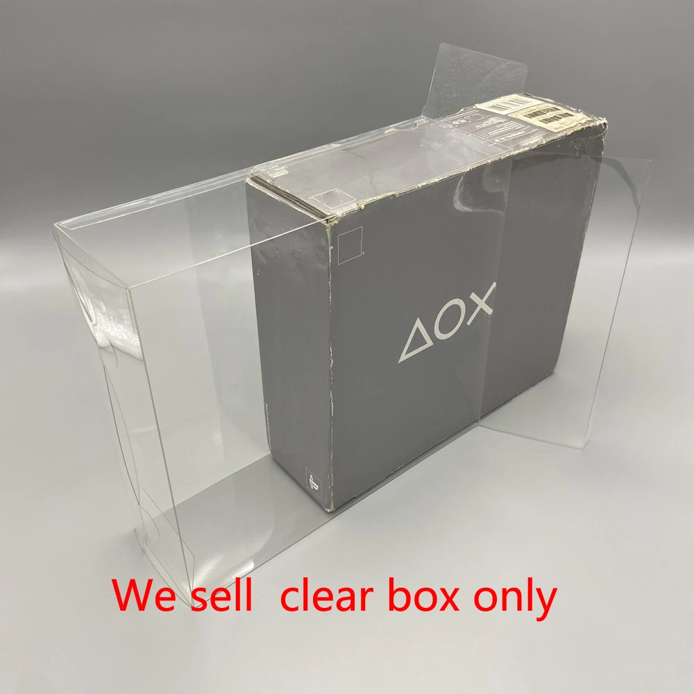 Scatola Trasparente Trasparente Per Playstation One Per Psone Plastic Pet Protector Japan Eu Version Collection Storage Protective Box