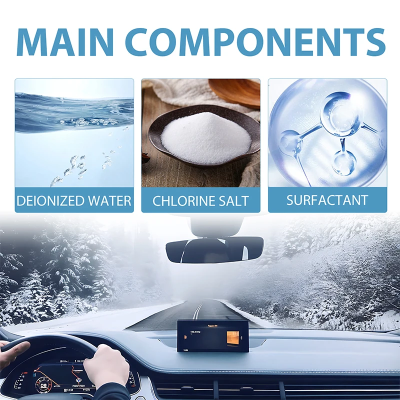 Winter Car Snow Removal Spray Cleaning De-icer Car Windscreen Windows Fast Defrost Melting Ice Spray Artifact Anti-skid Supplies