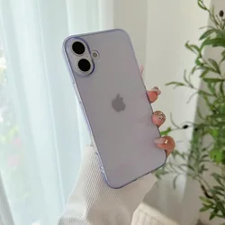 Luxury Crystal Candy Color Transparent Shockproof Case with Clear Back Cover - iPhone 13 Pro (Light Purple)