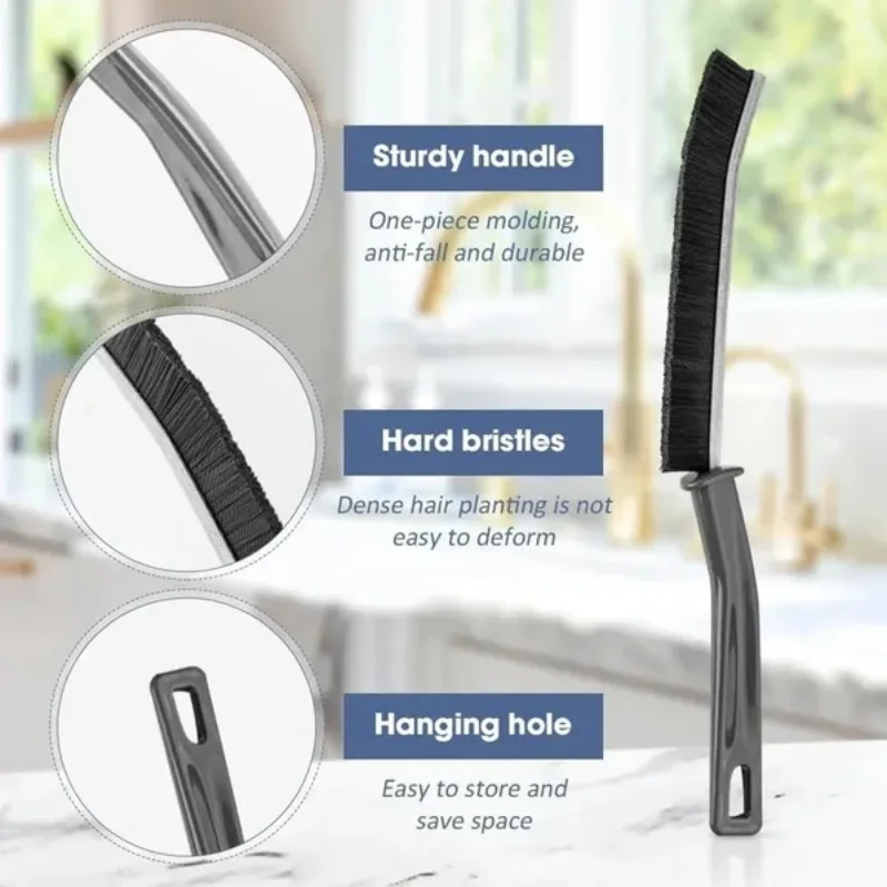 Cleaning Brush Long Slot Brush Dead Corner Window Slot Dust Brush Clean Tile Crevice Multi-functional Bathroom Clean