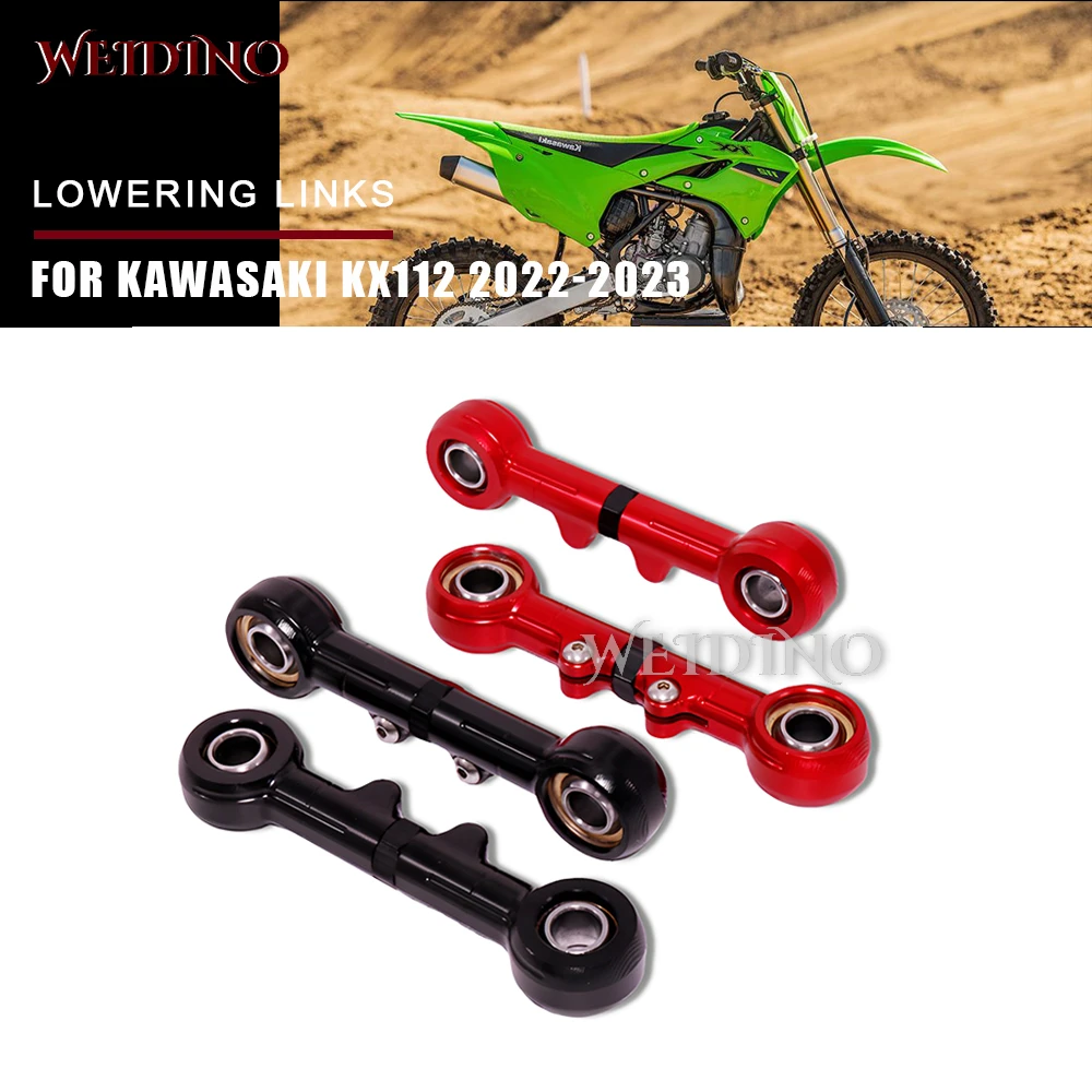 

For Kawasaki KX112 2022-2023 Motorcycle Rear Lowering Link Kit Suspension Accessories