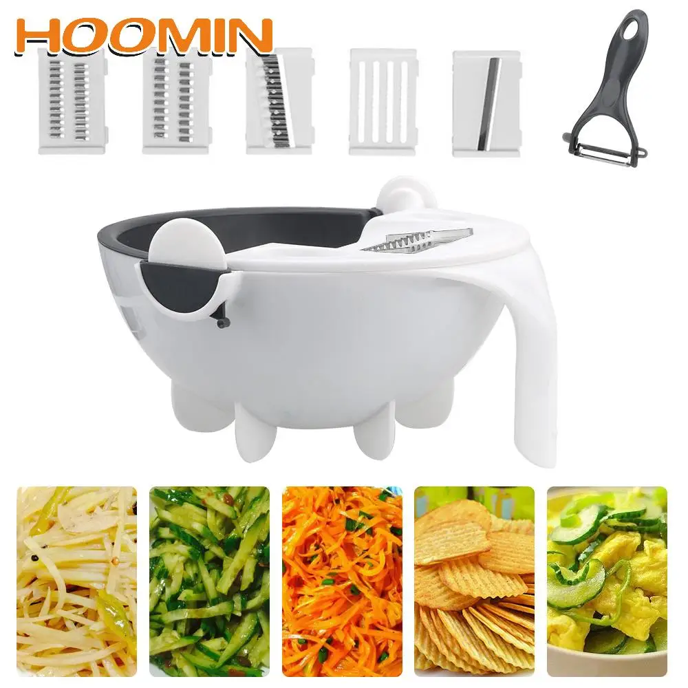 Hoomin Ginger Garlic Grater Multifunction Shred And Slice Machine