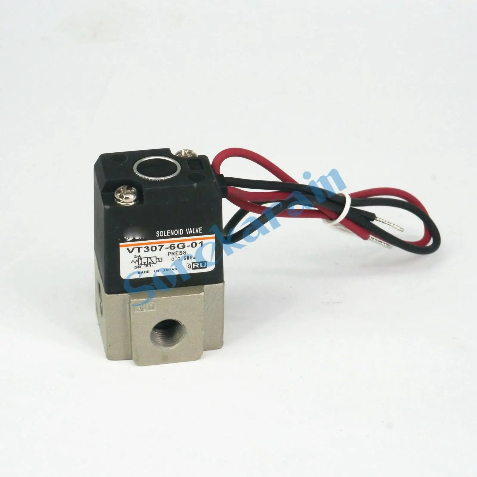 12V/24/110V/220V 1/8" BSP Port Body Ported 3 Port Solenoid Valve Direct Operated VT307