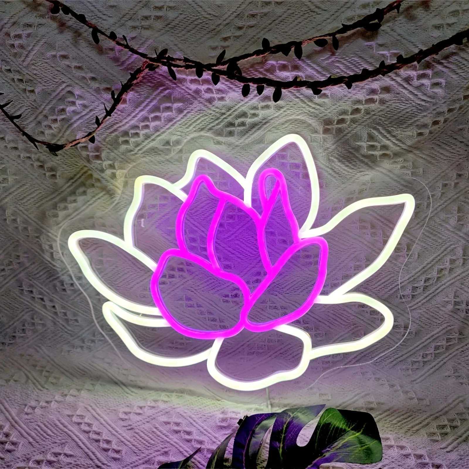 

Lotus Flower LED Neon Sign, Custom Yoga Light, Bedroom Decor, Mandala Meditation, Chakra Wall Decor, Spiritual Wall Art