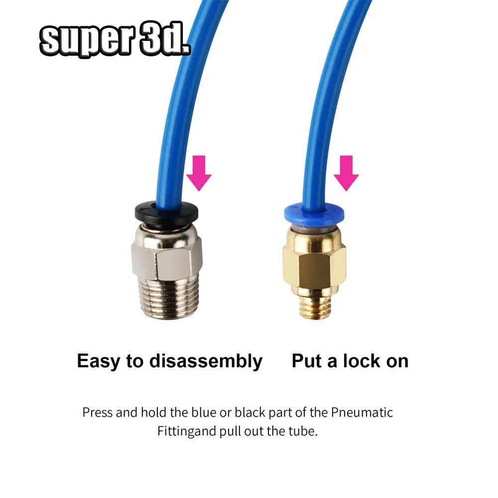 Cutter, Extrusora Bowden, Tubo PTFE, Upgrade Kit, PC4-M6, PC4-M10, 1,75mm