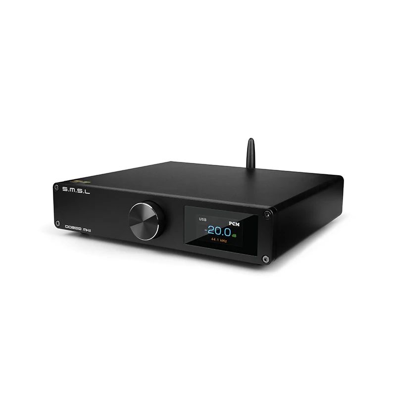 SMSL DO200 MKII 디지털-아날로그 오디오 컨버터 ES9068AS*2 MQA 디코더(BT5.0 32Bit/768kHz DSD512 지원 OPA1612*5 리모컨 포함)