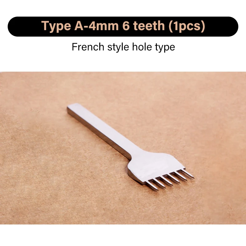 WUTA 高級ヨーロッパ目打ち 3mm 2/5本目セット WUTA -1pc高級ヨーロッパ目打ち 鋭利 上品レザークラフトパンチ 工具 细革工 抜き型 穴あけパンチ 打孔皮革DIY工具  2.7mm⁄3.0mm⁄3.38mm⁄3.85mmピッチ 選択可能送料無料 - AliExpress