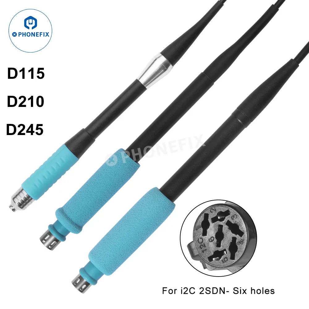 I2C 납땜 스테이션 핸들, D210, D115, D245, i2C P30, 2SDN 납땜 스테이션, D210, D245, D115, 납땜 팁 용접 도구 교체