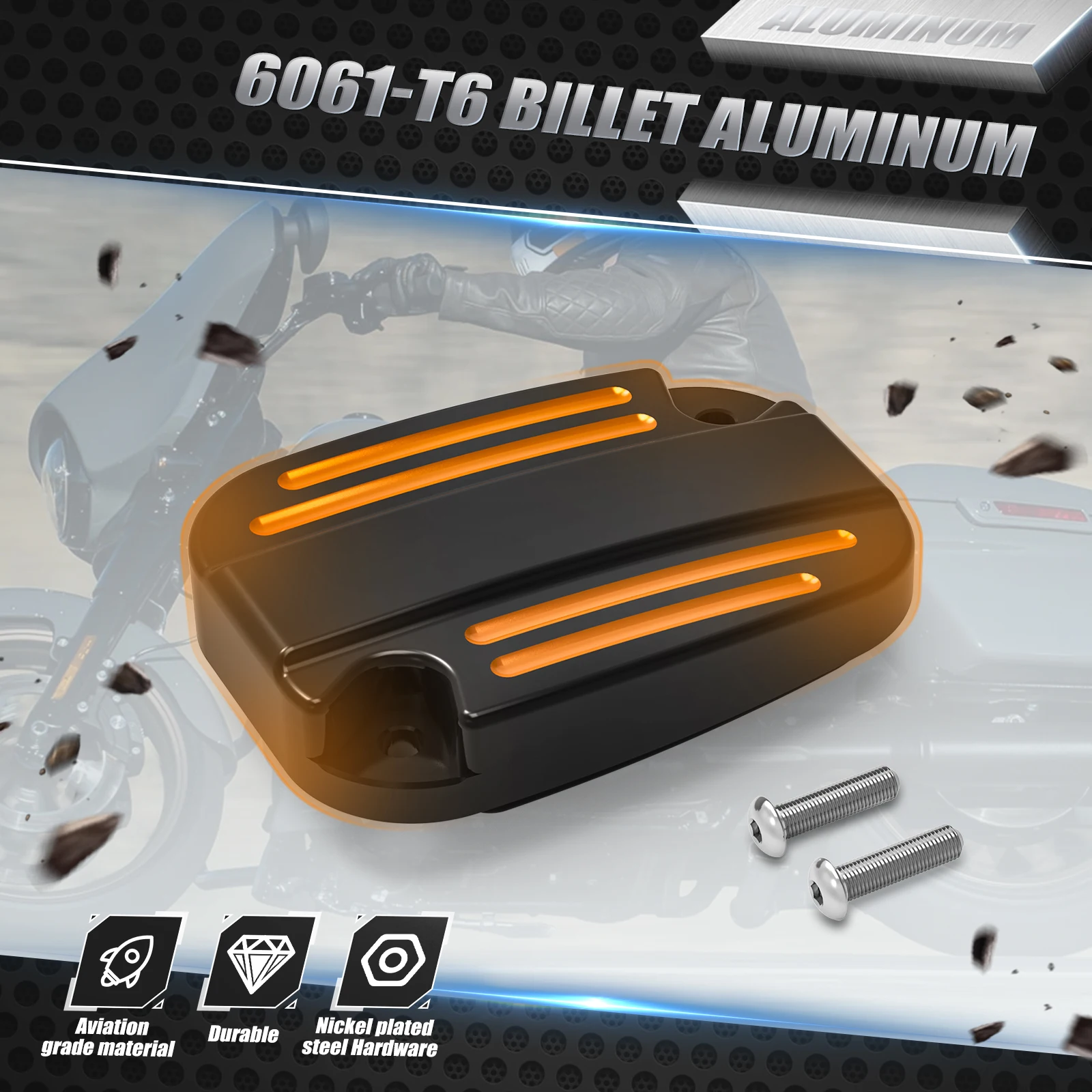 Für Harley Street Glide Road Glide Road King /Special 18-20 Vordere Brems- und Kupplungsgeberzylinder-Abdeckung Electra Glide Ultra Limited – Detail 6