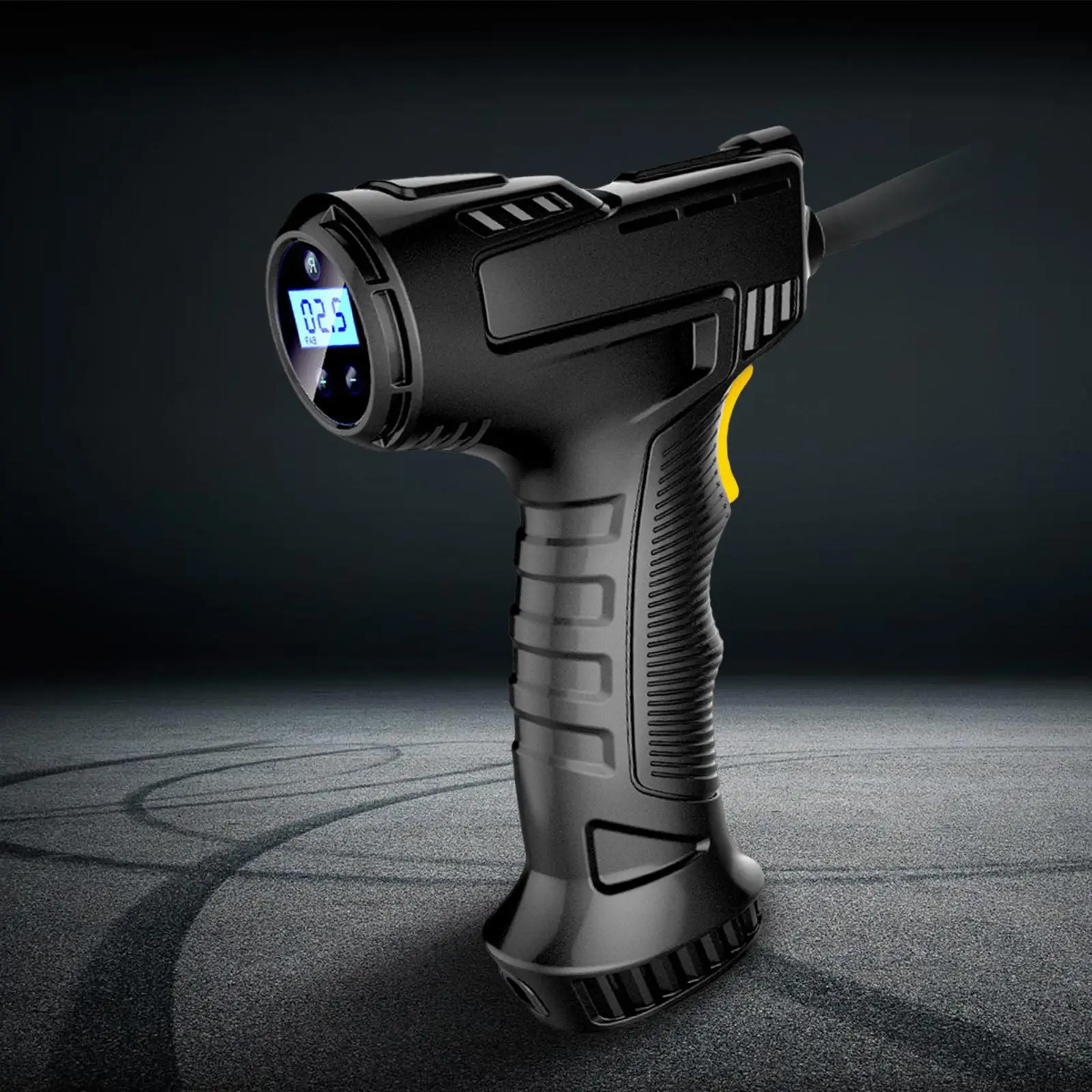 

Handheld Tyre Inflator Portable Air Pump Inflation Digital Display Screen Tire Pressure for Car Motorcycle Bike Equipment