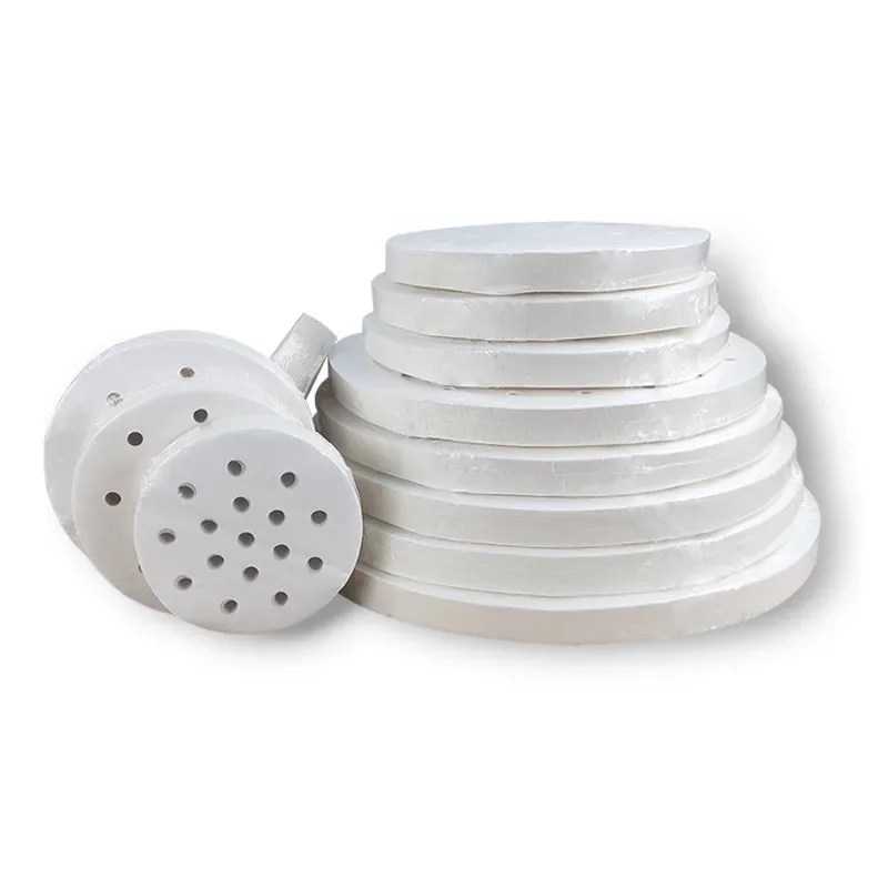 500pcs/lt Baking Cooking Tools Air Fryer bamboo Steamer dumpling bun Mat round paper Liners Perforated Non-Stick Steaming Basket
