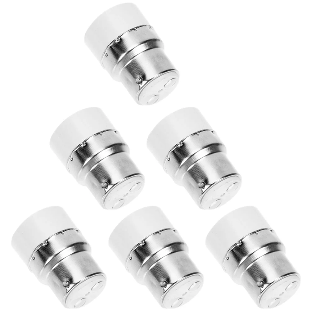 Lamp Bulb Holder 6pcs Bulb Holder Converter B22 to E14