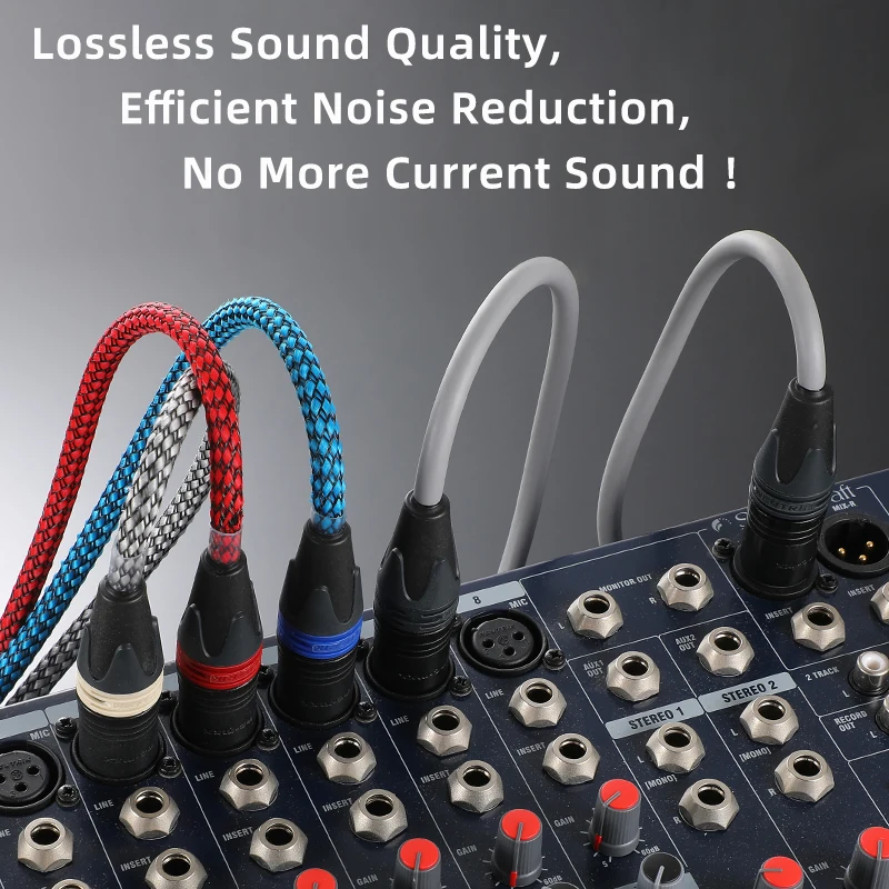 Xlrオス-メス延長ケーブルオリジナルのcanare l4e6s l4e6