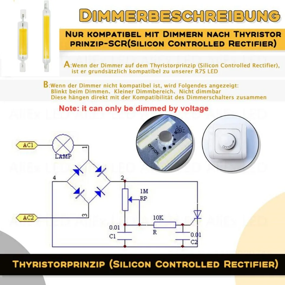 Bombilla de tubo LED R7S COB, 78MM, 118MM, 189MM, AC110V, 220V, 230V, 240V, reemplazo de lámpara halógena, J78, J118, foco de diodo Lamparda superbrillante