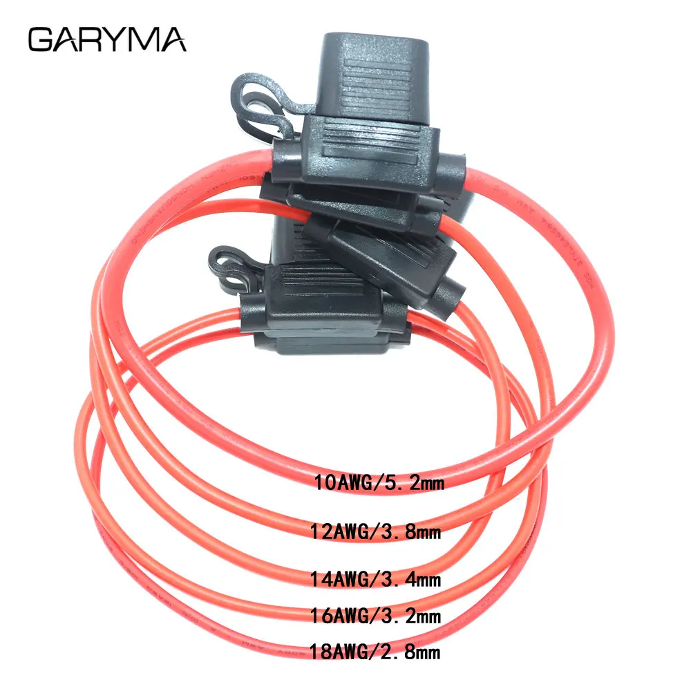 Fuse Holder Mini/Small/Medium 12V Car Waterproof ATO ATC ATM APM Box 18/16/14/12/10AWG With 3A-40A