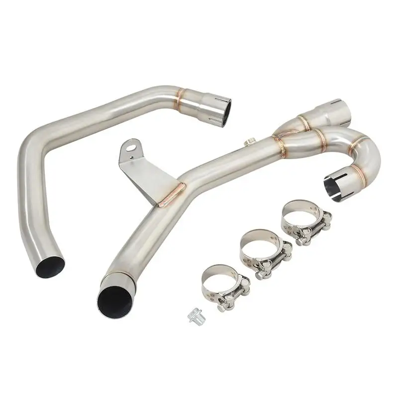 Slip On Mid Link Pipe For Suzuki SV650 SV650X 2016-2023 Motorcycle Exhaust Tips Mufflers Connect Tube Stainless Steel - Image 2