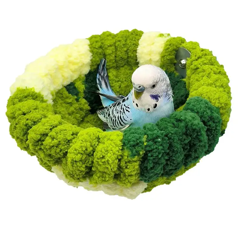 Bird Nest Bed Hammock For Cage Parrot Parakeet Cockatiel Winter Sleeping