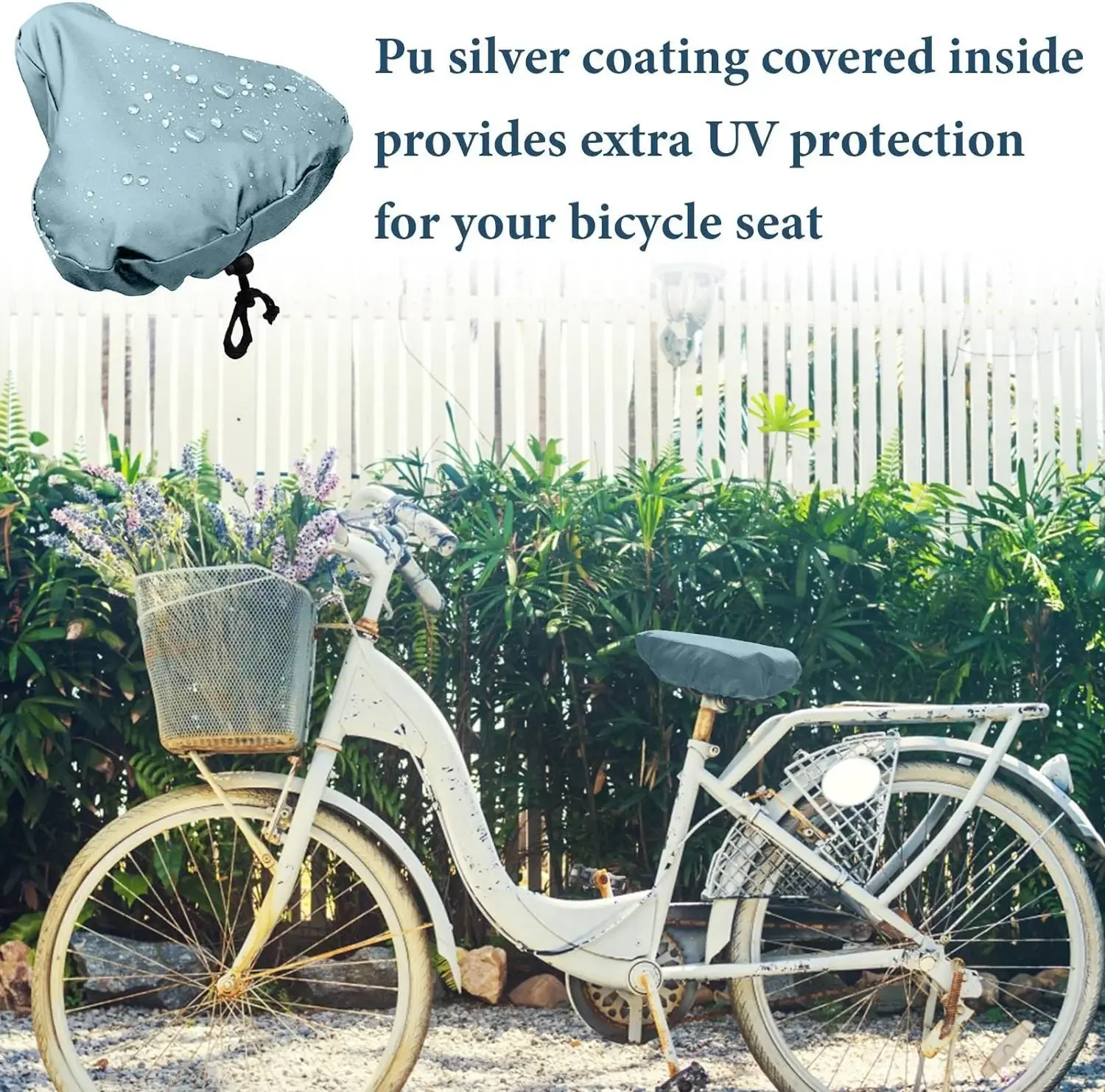 Bicycle Seat Cover Waterproof Saddle Rain Dust Cover Uv Protection For Mtb Bike