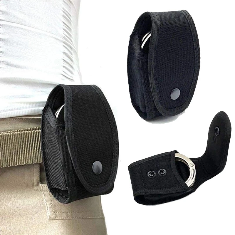 

Tactical Handcuff Holder Bag Multifunctional Police Universal Quick Pull Handcuff Case Pouch Waist Pocket Hunting Tactical Gear