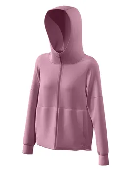 سترة رياضية خارجية بغطاء رأس ، بلوزة فضفاضة ، بدلة يوجا ، سترة جري للياقة البدنية 5