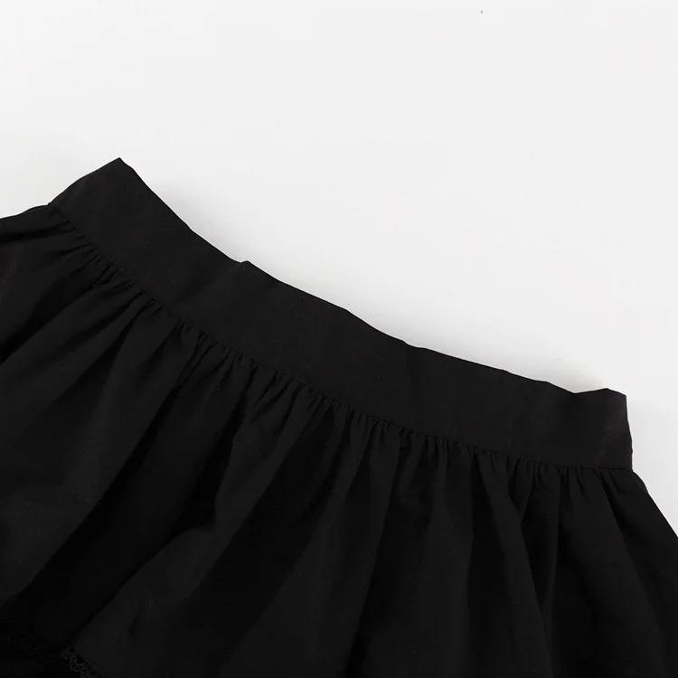 Ruffled Flare Sleeve Shirt Dress For Women With High Waisted Shorts Contrast Color Patchwork Mini Party Dress Autumn New