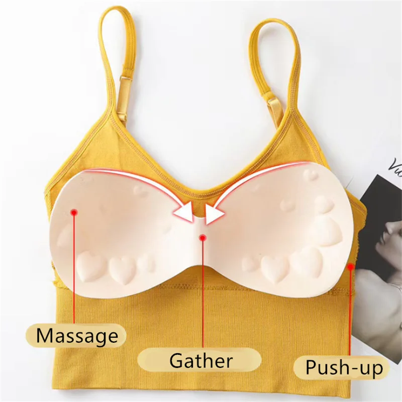 Women's tube top Beauty Back bralette Seamless sports bra women's underwear sexy Lingerie Push-up bras sports bra 4