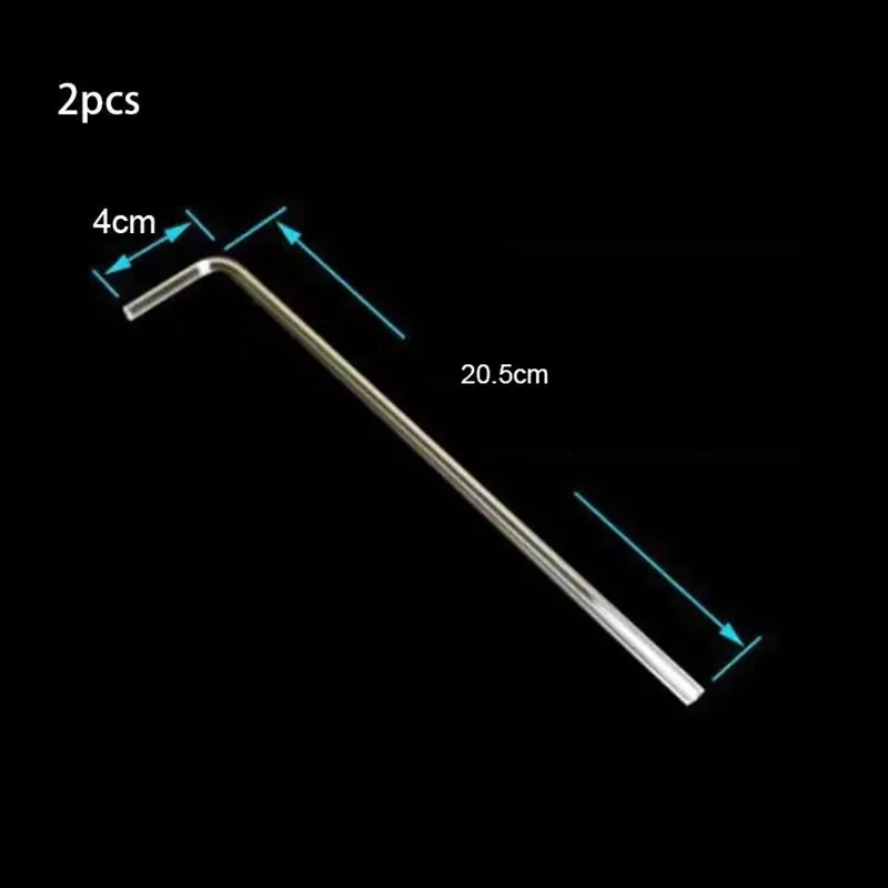 2 teile/los 4mm Acryl Aquarium Stecker Gerade U Form Rohr Ellenbogen Aquarium Luftpumpe Luft Schlauch Filter Anschluss zubehör – Detail 25