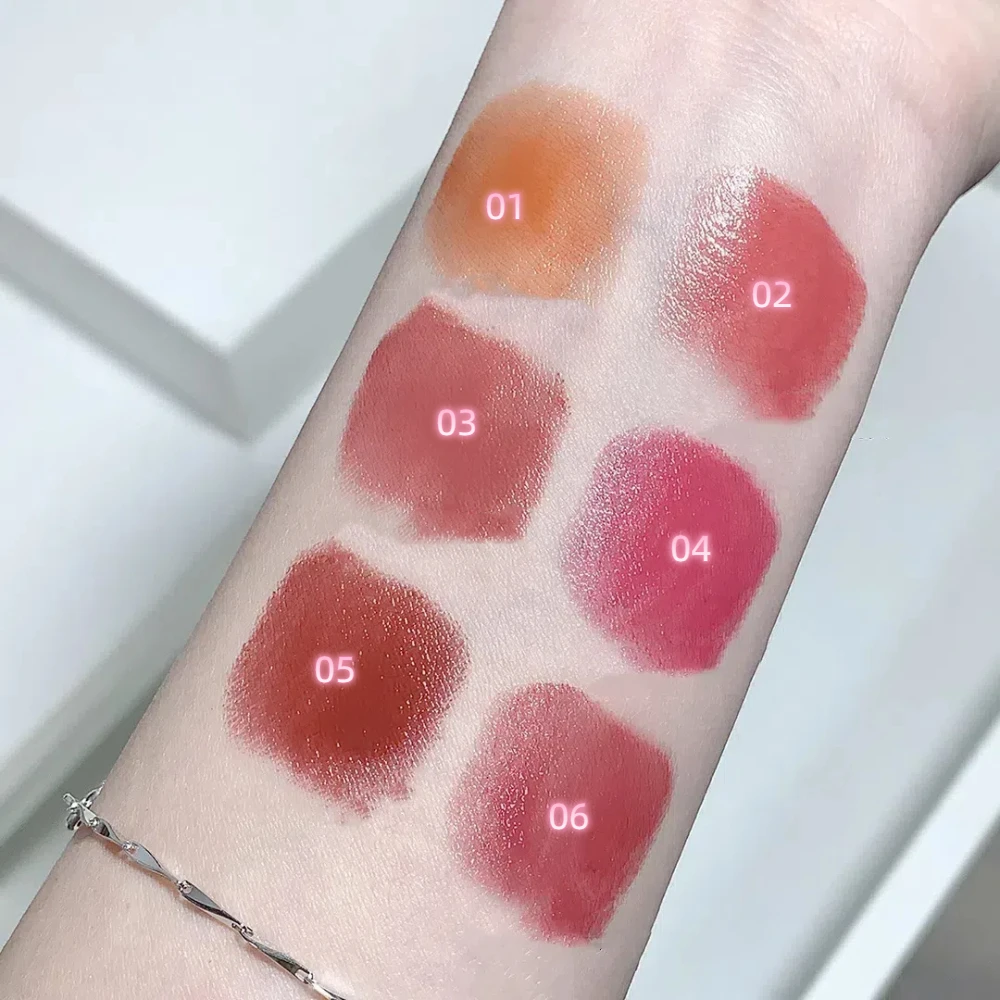 Gegebear Creamy Watery Lipstick Moisturizing Long Lasting Hydrating Non-Sticking Cup Lip Glaze Mirror Jelly Lip Gloss Makeup 6