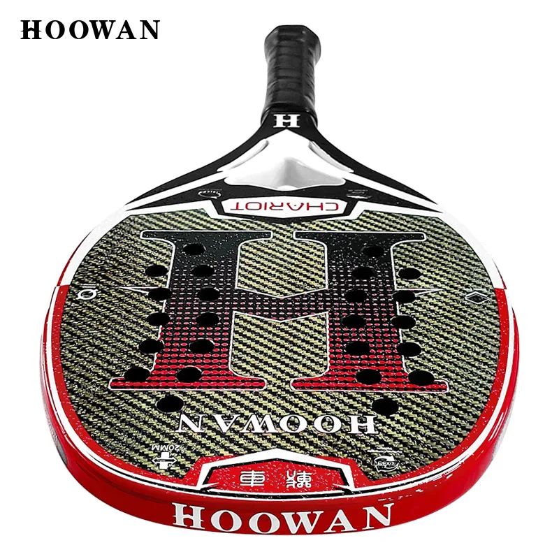 Beach Tennis Racket T700 Kevlar Carbon Fiber 20MM Mid-Hard EVA Core