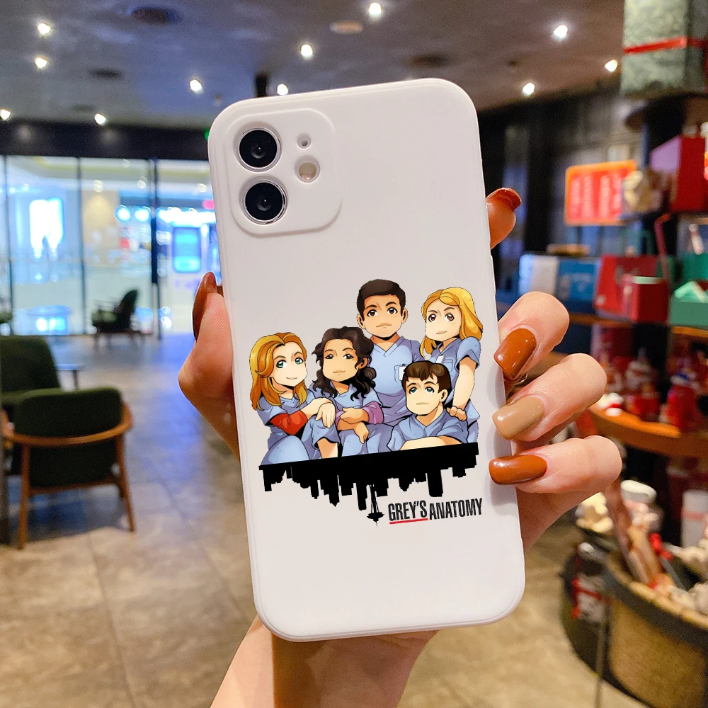 Grey's Anatomy Silicone Phone Case - Nurse & Doctor Design