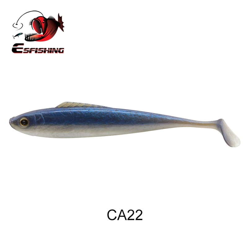 thumbnail image 1 of KESFISHING Nuevo Kauli Shad 135 mm 160 mm Señuelos grandes Cebos artificiales de plástico blando Pesca Swimbait Lubina Lucio Pesca en el mar, 1 of 5