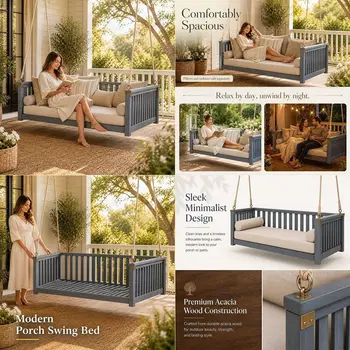 Patio Twin Daybed Swing 1