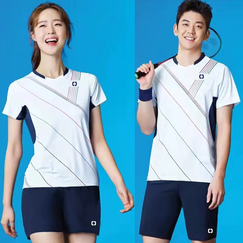 

DH match suit for men and women sleeveless half short culottes table tennis tennis shirt volleyball suit