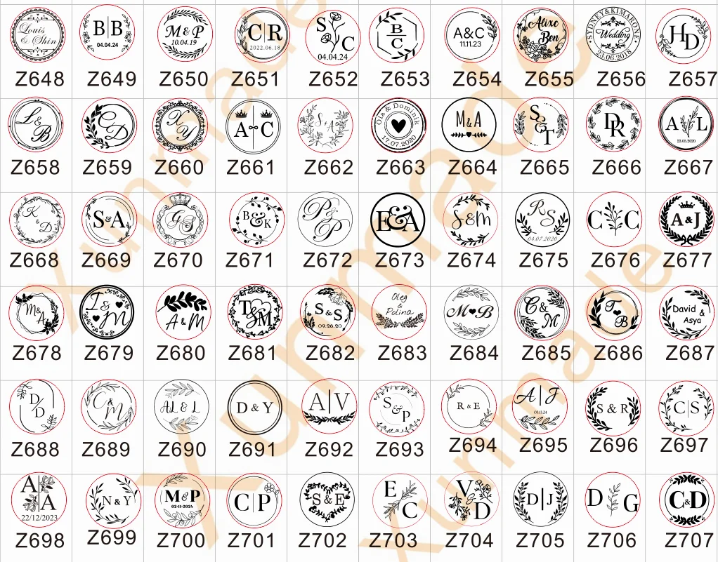 Seal Wax Seal Stamp Personalized Own Wedding Invitation Birthday Gift Brass Replaceable Handle Stamp Crafts