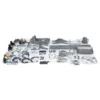 SALE LESU 636 1/14 RC Hydraulic Loader KIT Crawler Full Metal Loader Model Light Sound RC Unassembled Unpainted Cars Toy TH20450 3