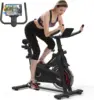 Exercise Bikes Stationary,Exercise Bike for Home Indoor Cycling Bike for Home Cardio Gym,Workout Bike with Ipad Mount & LCD Moni 1