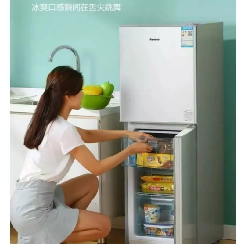 Haier Refrigerator Double Door Freezing and preserving Suitable for kitchen Household Refrigerator mini fridge for room