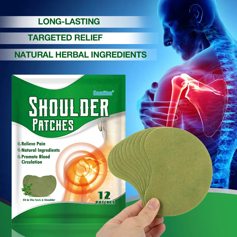 Wormwood Pain Relief Patch 12pc For Shoulder Cervical Neck Joint