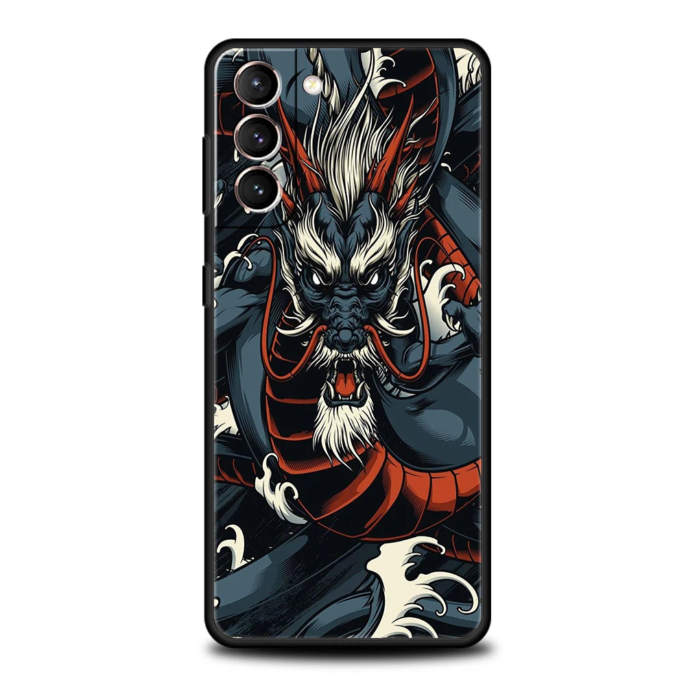 Whimsical Dragon Silicone Phone Cover